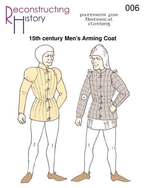 medieval clothing patterns|15th century clothing patterns.